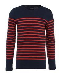 T-shirt à manche longue à rayures horizontales multicolore Scotch & Soda