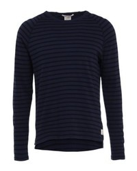 T-shirt à manche longue à rayures horizontales multicolore Scotch & Soda