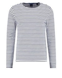 T-shirt à manche longue à rayures horizontales multicolore Scotch & Soda