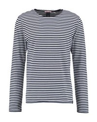 T-shirt à manche longue à rayures horizontales multicolore Scotch & Soda