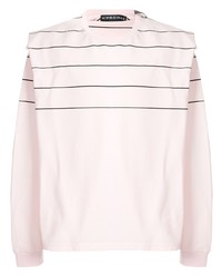 T-shirt à manche longue à rayures horizontales rose Y/Project