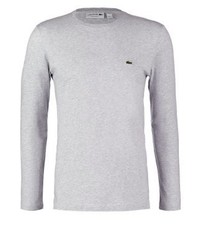 T-shirt à manche longue argenté Lacoste