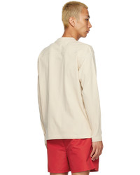 T-shirt à manche longue beige Jacquemus