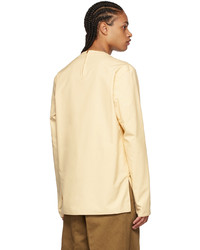 T-shirt à manche longue beige Ermenegildo Zegna Couture