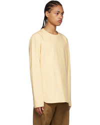 T-shirt à manche longue beige Ermenegildo Zegna Couture