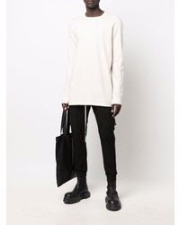 T-shirt à manche longue beige Rick Owens