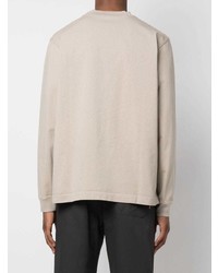 T-shirt à manche longue beige Acne Studios