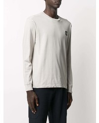 T-shirt à manche longue beige Stone Island