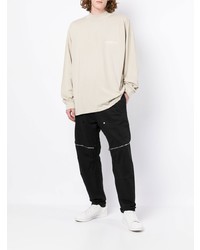 T-shirt à manche longue beige FEAR OF GOD ESSENTIALS