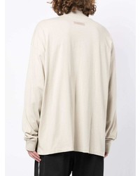 T-shirt à manche longue beige FEAR OF GOD ESSENTIALS