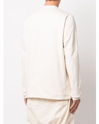 T-shirt à manche longue beige Rick Owens