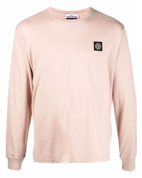 T-shirt à manche longue beige Stone Island