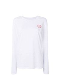 T-shirt à manche longue blanc A.F.Vandevorst