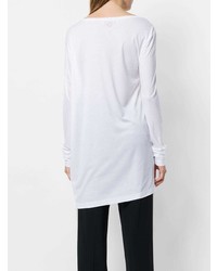 T-shirt à manche longue blanc A.F.Vandevorst