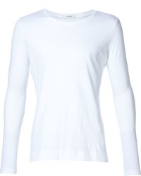 T-shirt à manche longue blanc ADAM by Adam Lippes