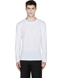 T-shirt à manche longue blanc Alexander Wang