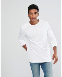 T-shirt à manche longue blanc ASOS DESIGN