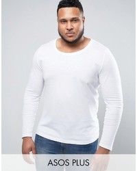 T-shirt à manche longue blanc Asos
