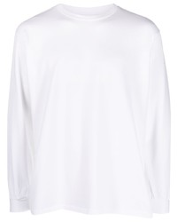 T-shirt à manche longue blanc Auralee