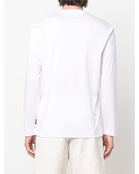 T-shirt à manche longue blanc Zegna