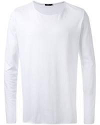 T-shirt à manche longue blanc Bassike