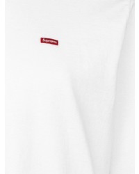 T-shirt à manche longue blanc Supreme