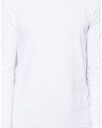 T-shirt à manche longue blanc Asos