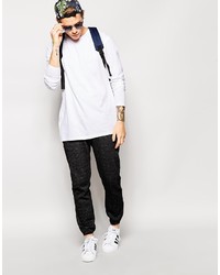 T-shirt à manche longue blanc Asos