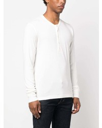 T-shirt à manche longue blanc Tom Ford