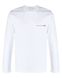 T-shirt à manche longue blanc Comme Des Garcons SHIRT