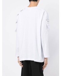 T-shirt à manche longue blanc Comme Des Garcons SHIRT