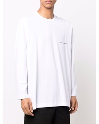 T-shirt à manche longue blanc Comme Des Garcons SHIRT