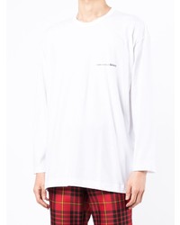 T-shirt à manche longue blanc Comme Des Garcons SHIRT