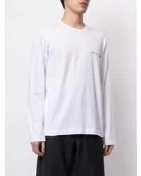 T-shirt à manche longue blanc Comme Des Garcons SHIRT