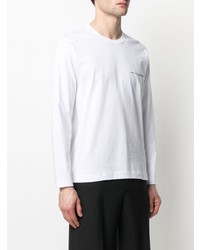 T-shirt à manche longue blanc Comme Des Garcons SHIRT