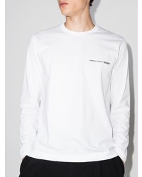 T-shirt à manche longue blanc Comme Des Garcons SHIRT