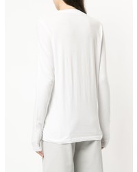 T-shirt à manche longue blanc Jac+ Jack