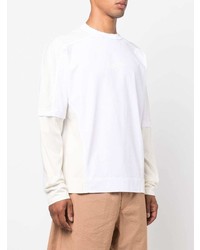 T-shirt à manche longue blanc Jacquemus