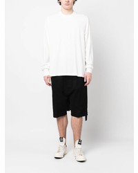 T-shirt à manche longue blanc Rick Owens DRKSHDW