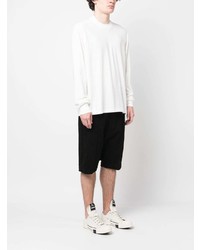 T-shirt à manche longue blanc Rick Owens DRKSHDW