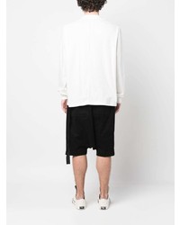 T-shirt à manche longue blanc Rick Owens DRKSHDW