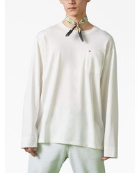 T-shirt à manche longue blanc Gucci