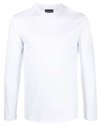 T-shirt à manche longue blanc Emporio Armani