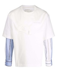 T-shirt à manche longue blanc Feng Chen Wang