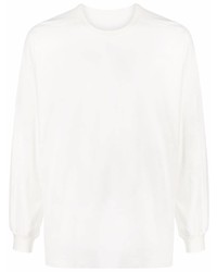 T-shirt à manche longue blanc Homme Plissé Issey Miyake