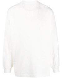 T-shirt à manche longue blanc Homme Plissé Issey Miyake