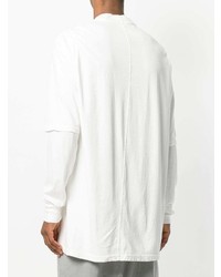 T-shirt à manche longue blanc Rick Owens DRKSHDW