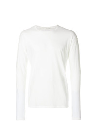 T-shirt à manche longue blanc Isabel Benenato
