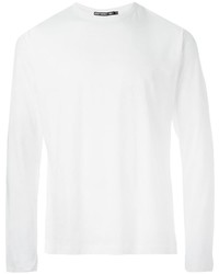 T-shirt à manche longue blanc Issey Miyake
