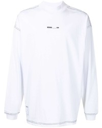 T-shirt à manche longue blanc Izzue